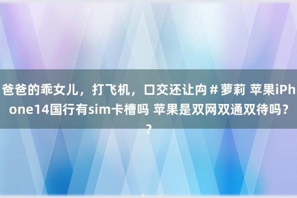 爸爸的乖女儿，打飞机，口交还让禸＃萝莉 苹果iPhone14国行有sim卡槽吗 苹果是双网双通双待吗？