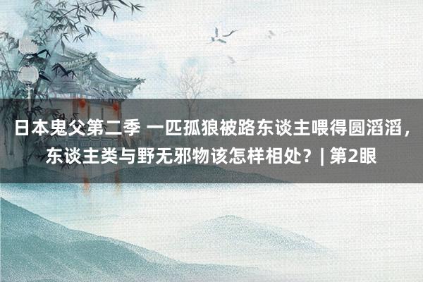 日本鬼父第二季 一匹孤狼被路东谈主喂得圆滔滔，东谈主类与野无邪物该怎样相处？| 第2眼